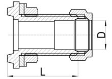 Conector para tanque de agua, HS100-012