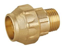 Niple de latón M×M, HS190-003