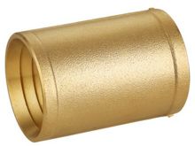 Acoplador recto de latón para riego