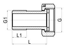 Conector para medidor de agua, HS190-019