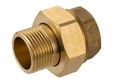 Unión recta PTFE sellada M×F, HS190-054