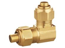 Codo de compresión con inserto de latón, HS280-005