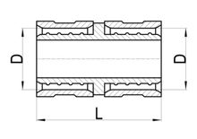 Acoplador recto C×C, HS300-001